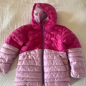 Columbia girls toddler puffer coat size 4/5